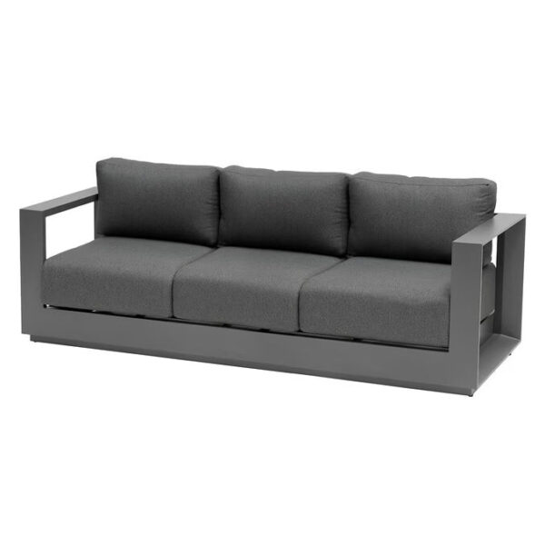 Canapé de jardin ALLURE Graphite & Gris zebrano – Image 6