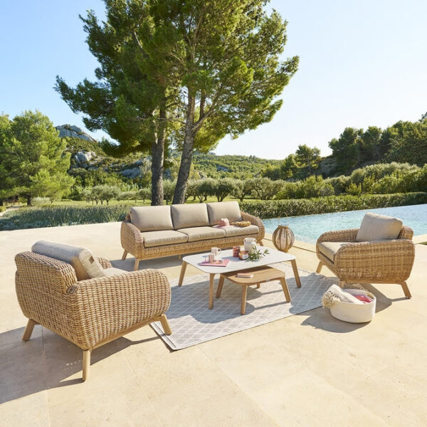 Salon de jardin 5 personnes MANISSA Honey
