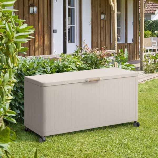 Coffre de rangement 670L EDENIO Argile