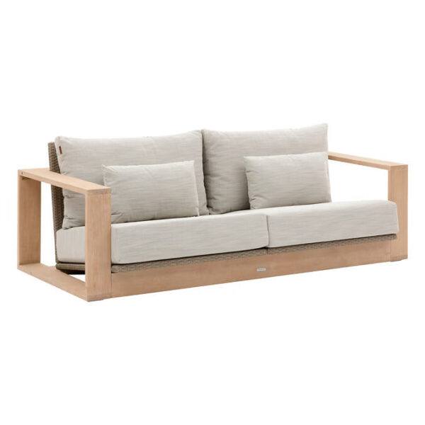 Salon de jardin 5 personnes LOEVO Eucalyptus – Image 2