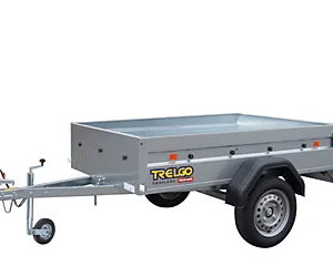 Remorque Trigano NLC 2012, flèche rabattable + roue de jockey 500kg, essieu 600 kg – Neuve – DESTOCKAGE