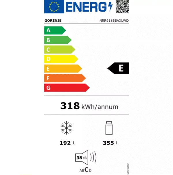 Réfrigérateur Américain Gorenje – Image 3