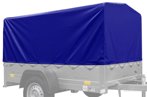 Remorque bagagère garden trailer 200 kipp 200 x 106 cm avec bâche haute bleue, arceau et roue jockey – Neuve – DESTOCKAGE – Image 5
