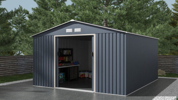 Abri de jardin métal 12.99m² – Neuf – DESTOCKAGE – Image 3