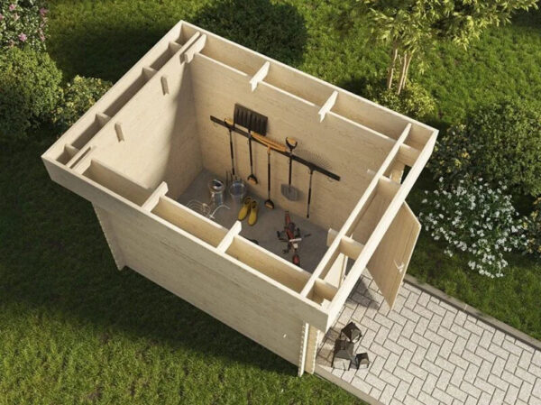 Abri moto ROVETO 4,7m² – 28mm - Neuf - DESTOCKAGE – Image 3